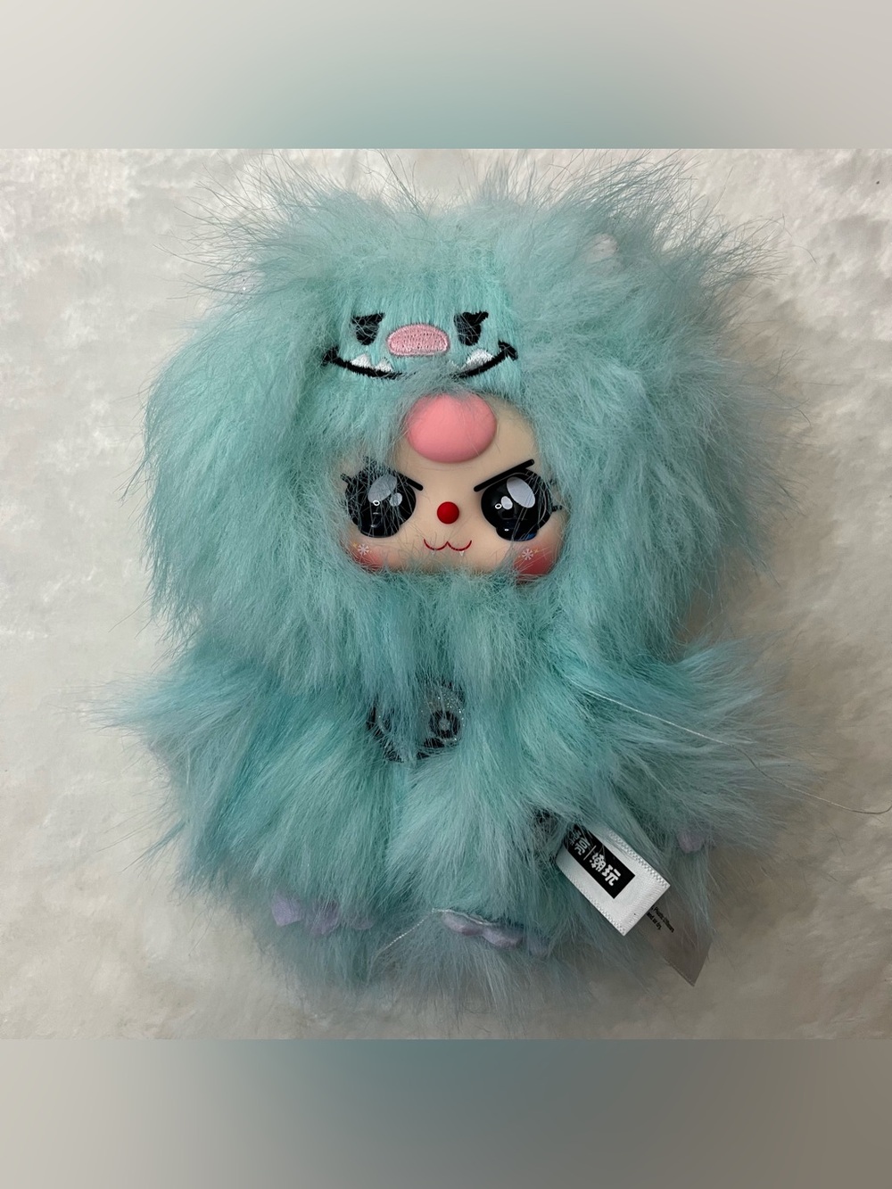 Baby Three Yeti Glacier Phantom Plush Keychain